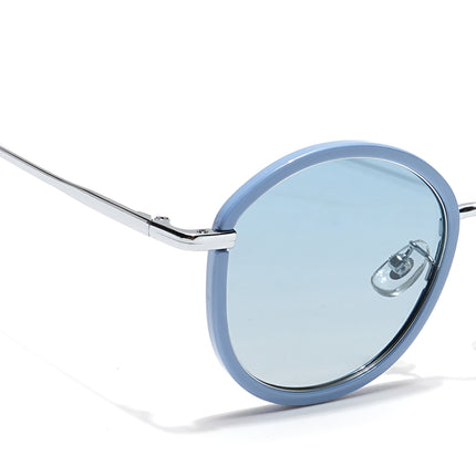 Voyage Select Round Polarized Sunglasses (Blue Lens | Blue Frame - SLPMG6217)