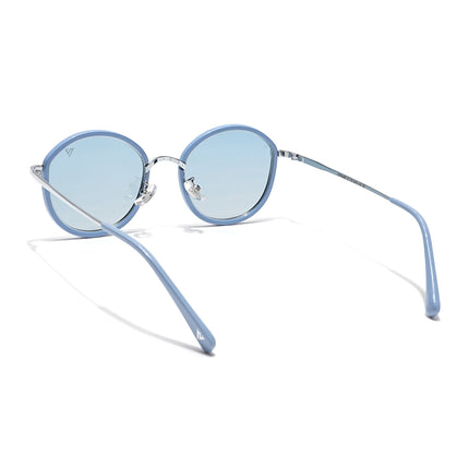 Voyage Select Round Polarized Sunglasses (Blue Lens | Blue Frame - SLPMG6217)