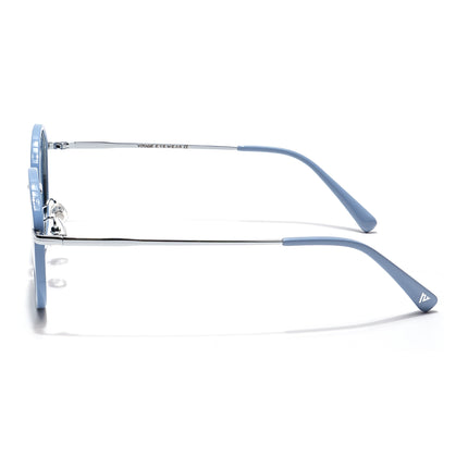 Voyage Select Round Polarized Sunglasses (Blue Lens | Blue Frame - SLPMG6217)