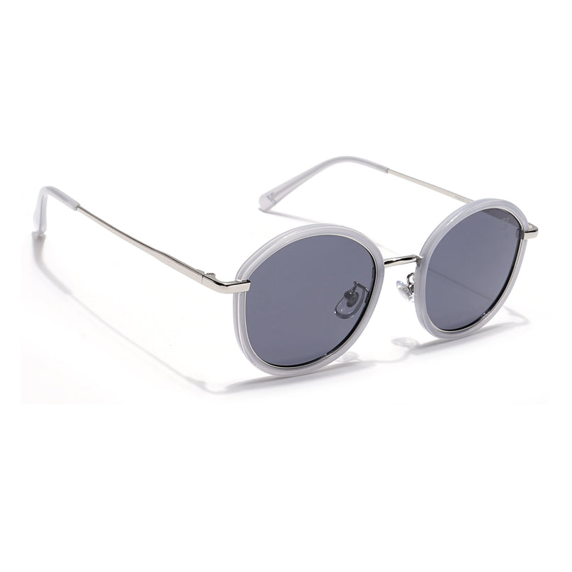 Voyage Select Round Polarized Sunglasses (Grey Lens | Grey Frame - SLPMG6222)