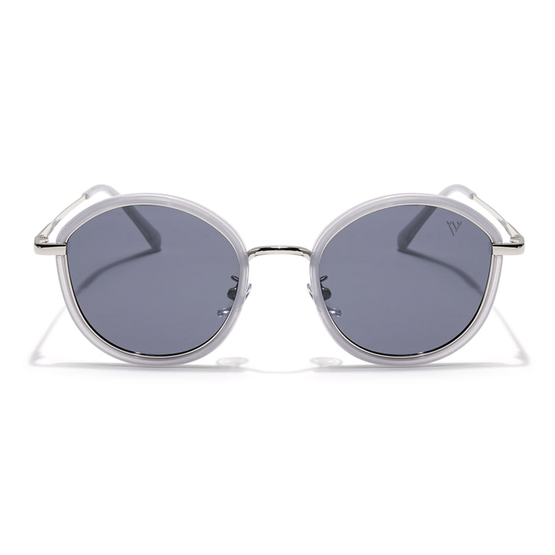 Voyage Select Round Polarized Sunglasses (Grey Lens | Grey Frame - SLPMG6222)