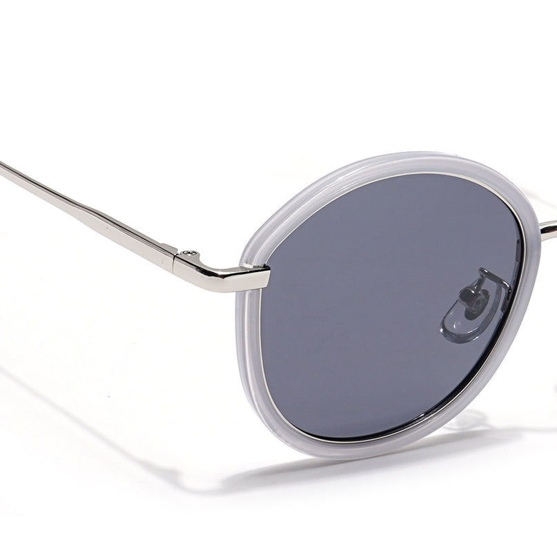 Voyage Select Round Polarized Sunglasses (Grey Lens | Grey Frame - SLPMG6222)