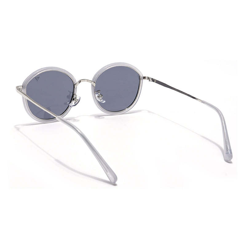 Voyage Select Round Polarized Sunglasses (Grey Lens | Grey Frame - SLPMG6222)