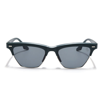 Eyejack Sea Green Half Rim Sunglasses for Women (2829CL1213)