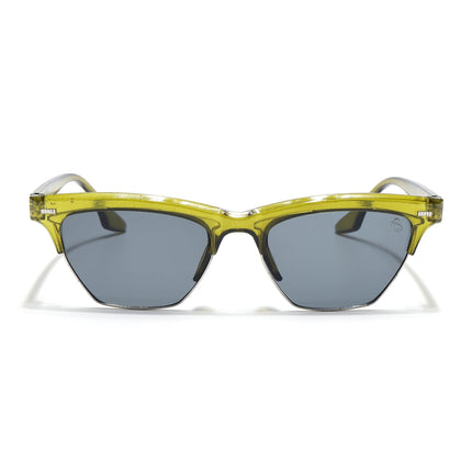 Eyejack Green Half Rim Sunglasses for Women (2829CL1215)