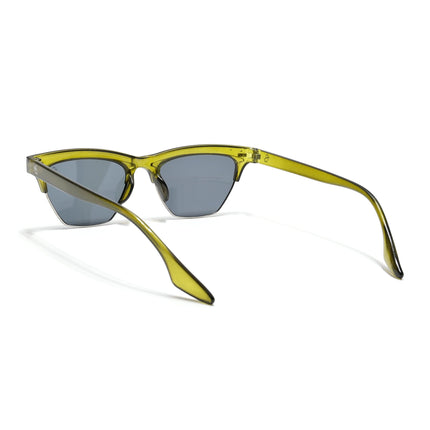 Eyejack Green Half Rim Sunglasses for Women (2829CL1215)