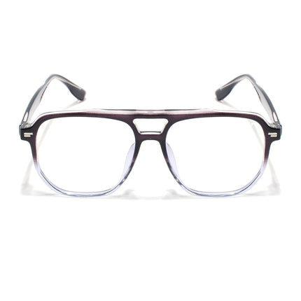 Voyage Black & Clear Wayfarer Eyeglasses for Men & Women - MG4373-C5