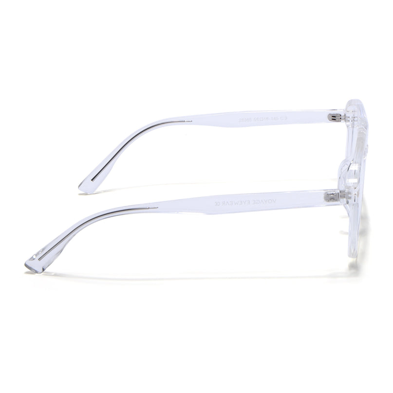 Voyage Transparent Wayfarer Eyeglasses for Men & Women - MG4374-C2