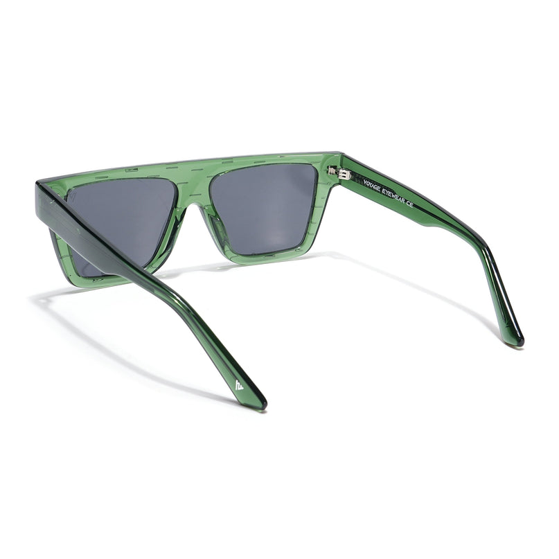 Voyage Select Wayfarer Polarized Sunglasses (Black Lens | Green Frame - SLPMG5866)