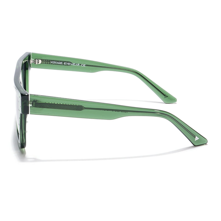 Voyage Select Wayfarer Polarized Sunglasses (Black Lens | Green Frame - SLPMG5866)
