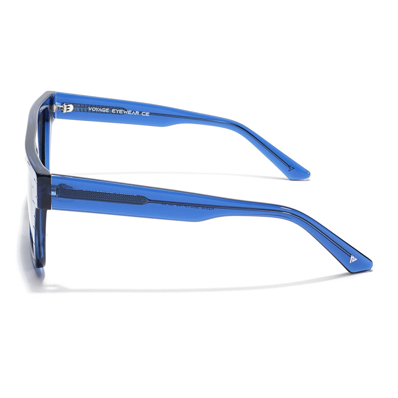 Voyage Select Wayfarer Polarized Sunglasses (Black Lens | Blue Frame - SLPMG5868)