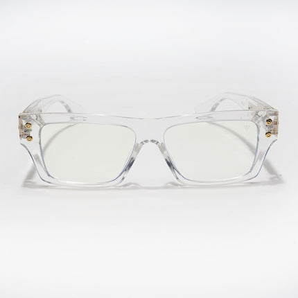 Voyage Transparent Rectangle Eyeglasses for Men & Women - MG5213-C2