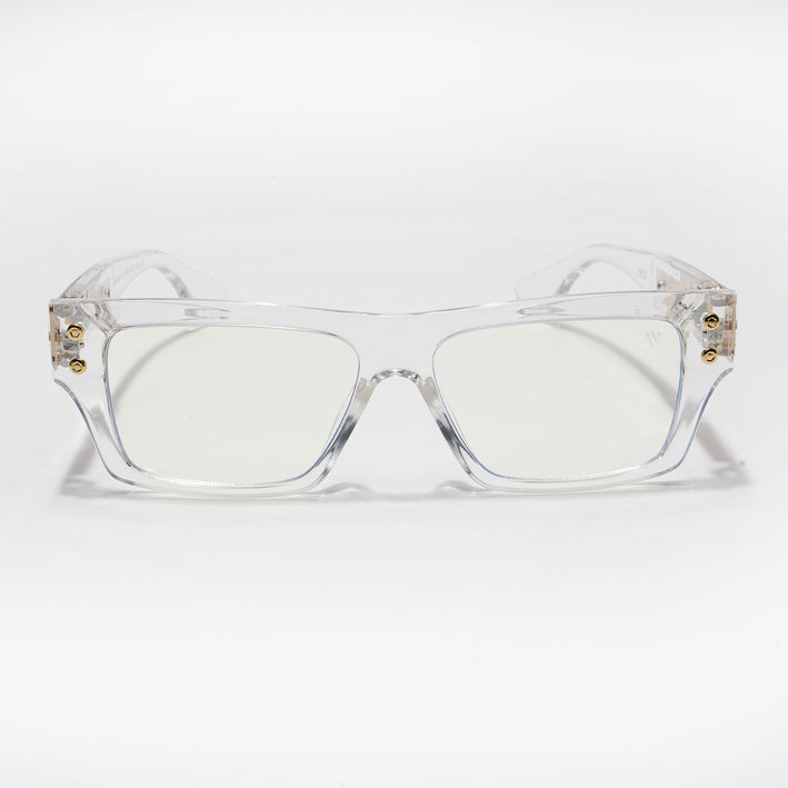 Voyage Transparent Rectangle Eyeglasses for Men & Women - MG5213-C2