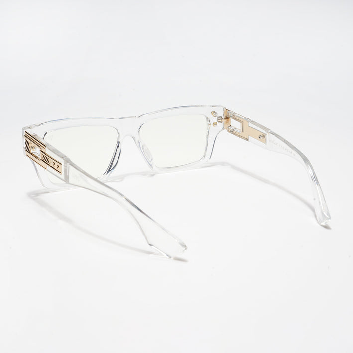 Voyage Transparent Rectangle Eyeglasses for Men & Women - MG5213-C2