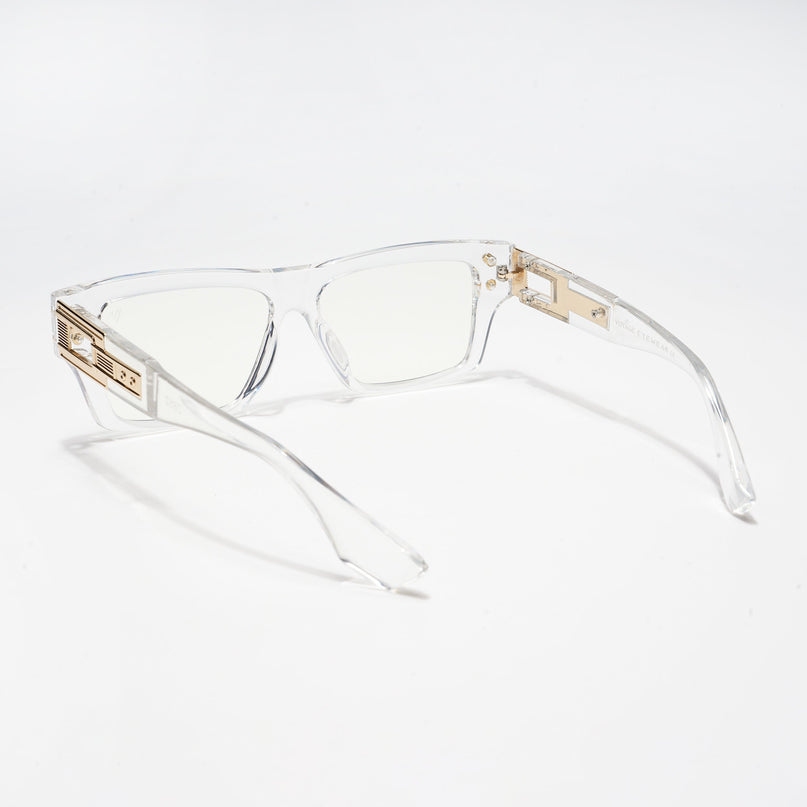 Voyage Transparent Rectangle Eyeglasses for Men & Women - MG5213-C2