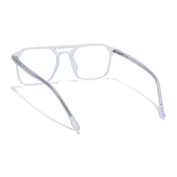 Voyage Thin Light Blue Square Eyeglasses for Men & Women - MG6503-C5