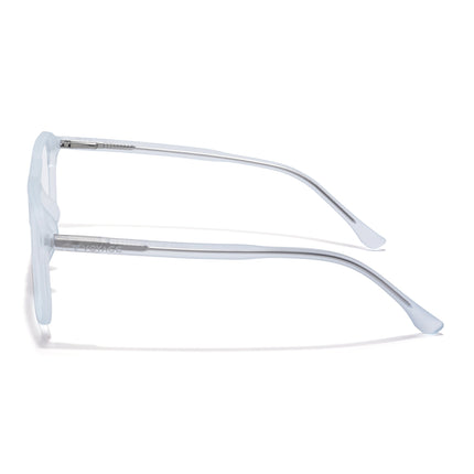 Voyage Thin Light Blue Square Eyeglasses for Men & Women - MG6503-C5