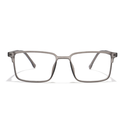 Voyage Thin Grey Square Eyeglasses for Men & Women - MG6507-C2