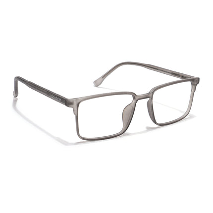 Voyage Thin Grey Square Eyeglasses for Men & Women - MG6507-C2