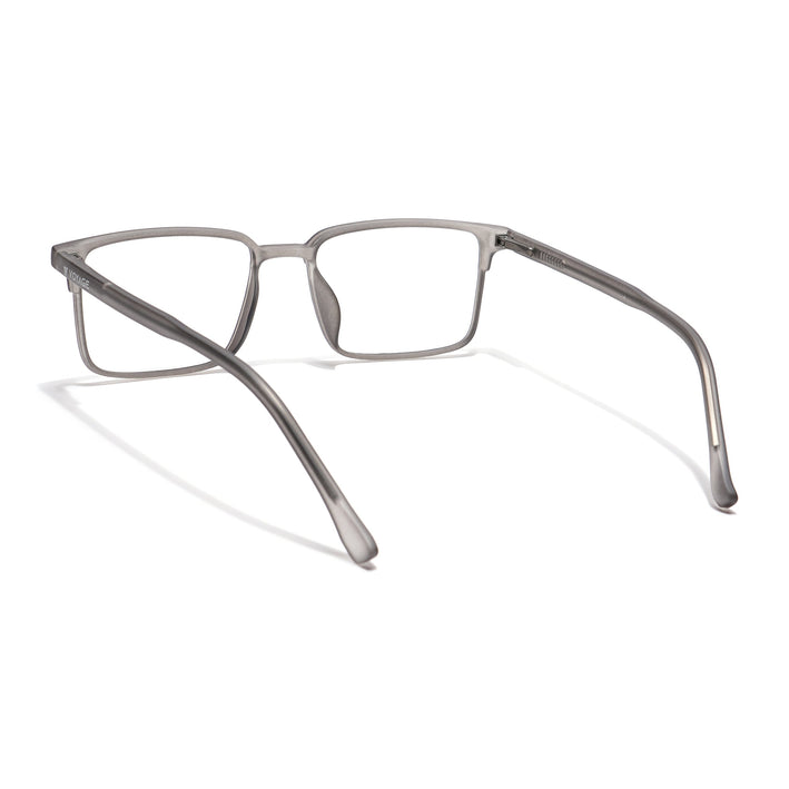 Voyage Thin Grey Square Eyeglasses for Men & Women - MG6507-C2