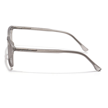 Voyage Thin Grey Square Eyeglasses for Men & Women - MG6507-C2