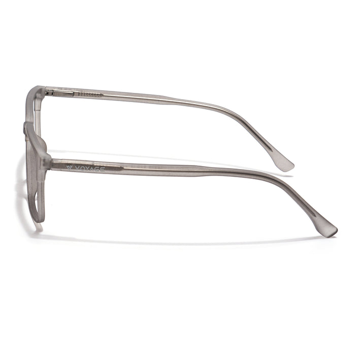 Voyage Thin Grey Square Eyeglasses for Men & Women - MG6507-C2