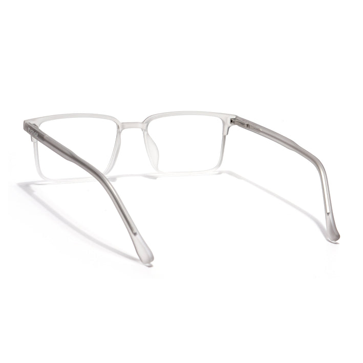Voyage Thin Light Grey Square Eyeglasses for Men & Women - MG6509-C4