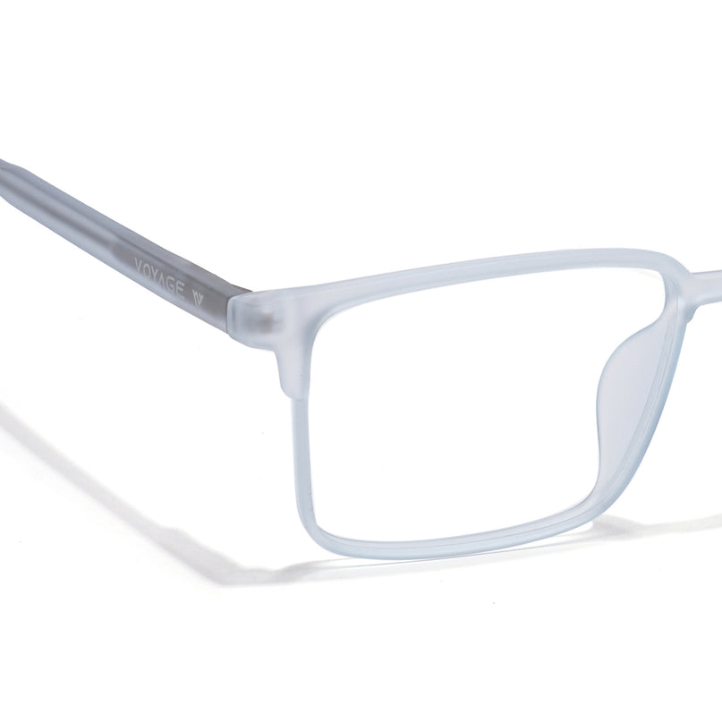 Voyage Thin Light Blue Square Eyeglasses for Men & Women - MG6510-C5