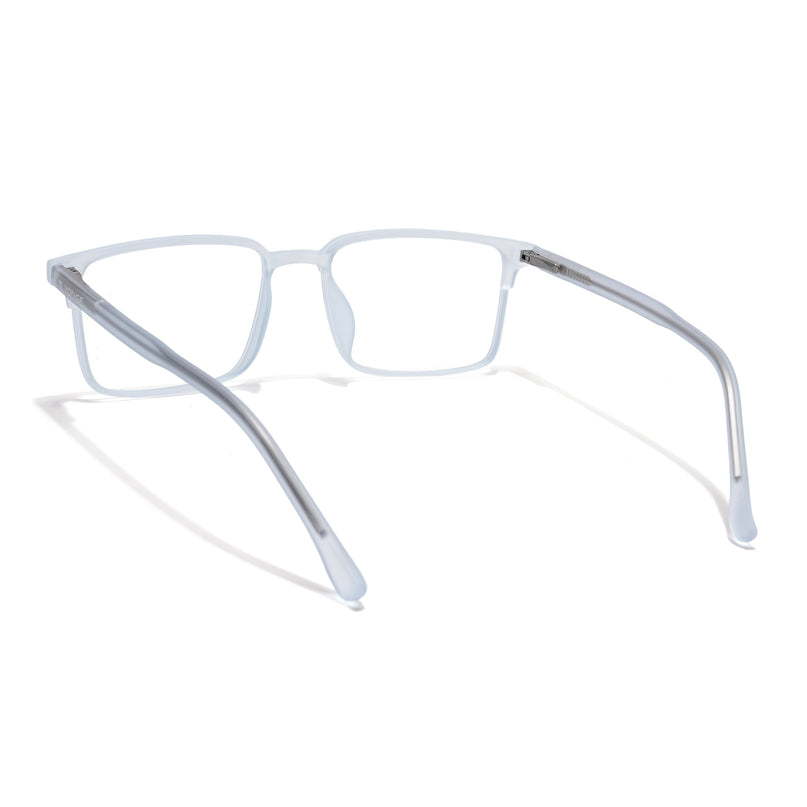 Voyage Thin Light Blue Square Eyeglasses for Men & Women - MG6510-C5