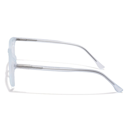 Voyage Thin Light Blue Square Eyeglasses for Men & Women - MG6510-C5