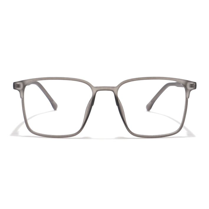 Voyage Thin Grey Square Eyeglasses for Men & Women - MG6514-C2
