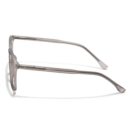 Voyage Thin Grey Square Eyeglasses for Men & Women - MG6514-C2