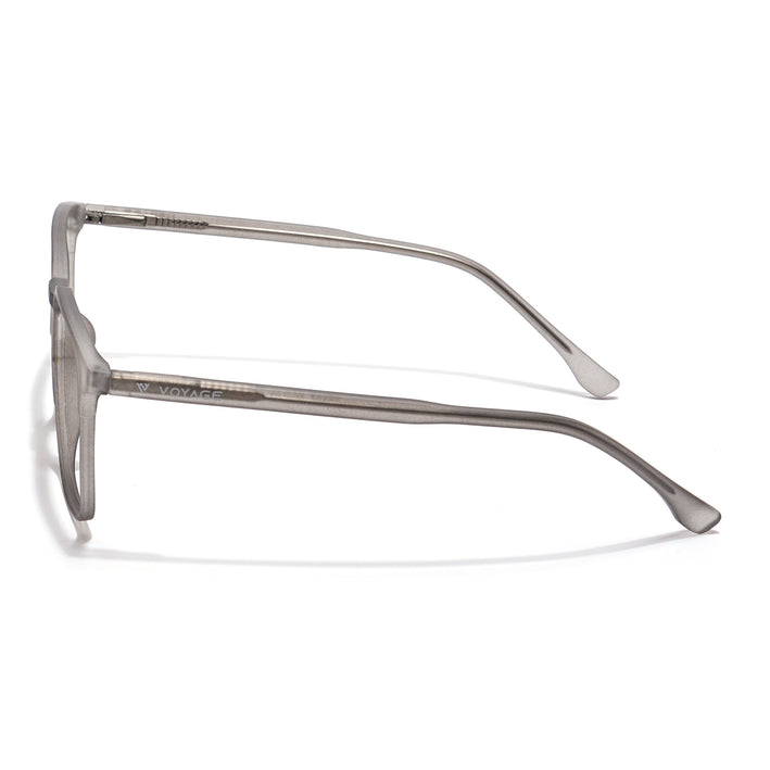 Voyage Thin Grey Square Eyeglasses for Men & Women - MG6514-C2