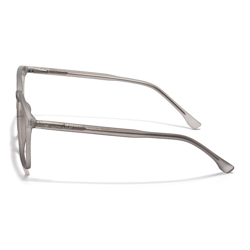 Voyage Thin Grey Square Eyeglasses for Men & Women - MG6514-C2