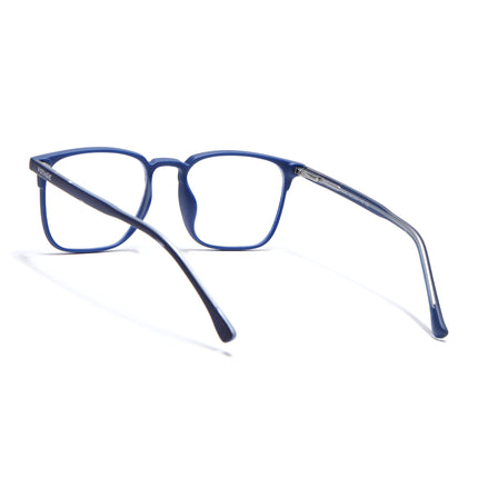 Voyage Blue Square Eyeglasses for Men & Women (28806FMG7589)