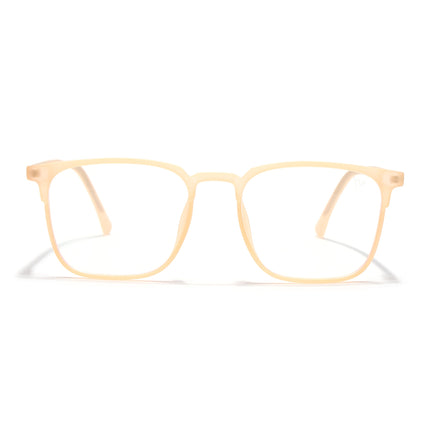 Voyage Peach Square Eyeglasses for Men & Women (28806FMG7591)