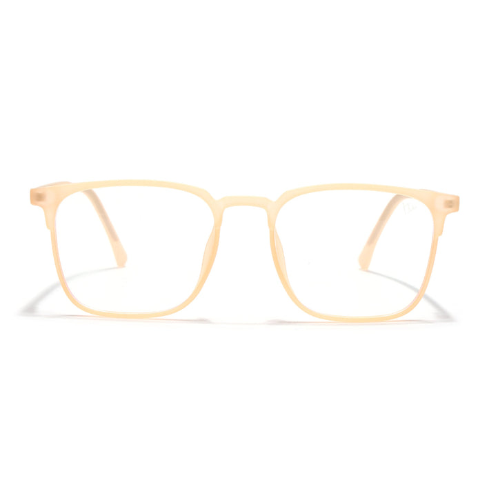 Voyage Peach Square Eyeglasses for Men & Women (28806FMG7591)