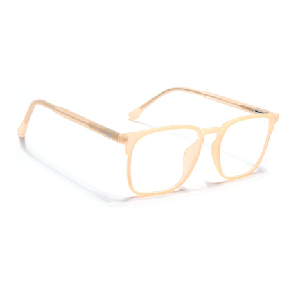 Voyage Peach Square Eyeglasses for Men & Women (28806FMG7591)