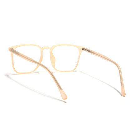 Voyage Peach Square Eyeglasses for Men & Women (28806FMG7591)