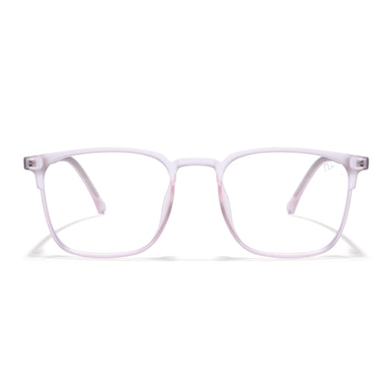 Voyage Light Pink Square Eyeglasses for Men & Women (28806FMG7592)