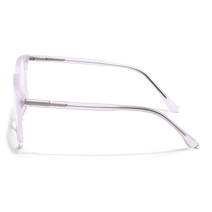 Voyage Light Pink Square Eyeglasses for Men & Women (28806FMG7592)