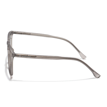 Voyage Thin Grey Square Eyeglasses for Men & Women - MG6521-C2