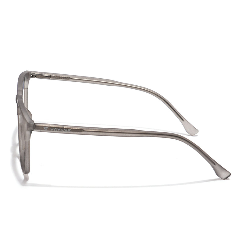 Voyage Thin Grey Square Eyeglasses for Men & Women - MG6521-C2