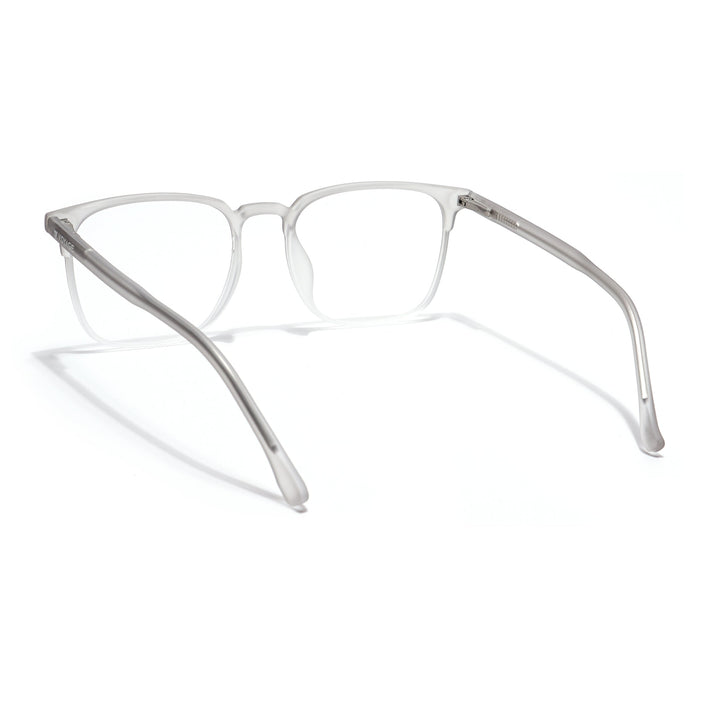 Voyage Thin Light Grey Square Eyeglasses for Men & Women - MG6523-C4