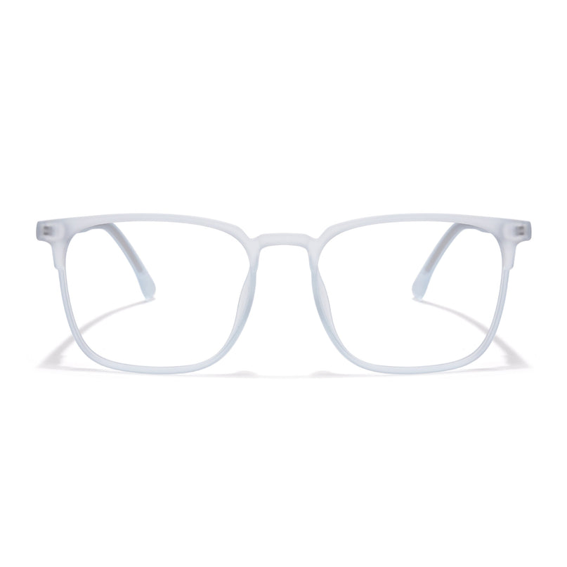 Voyage Thin Light Blue Square Eyeglasses for Men & Women - MG6524-C5