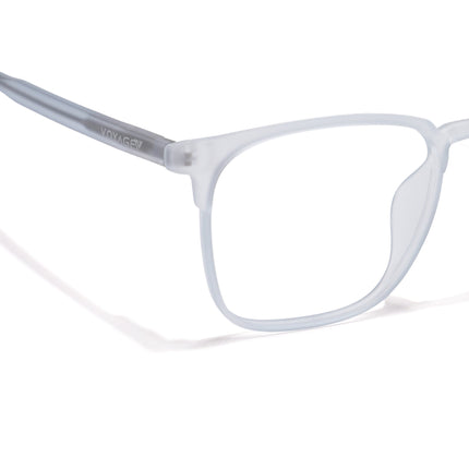 Voyage Thin Light Blue Square Eyeglasses for Men & Women - MG6524-C5