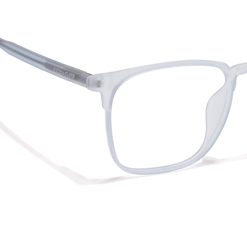 Voyage Thin Light Blue Square Eyeglasses for Men & Women - MG6524-C5