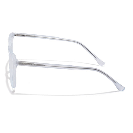 Voyage Thin Light Blue Square Eyeglasses for Men & Women - MG6524-C5