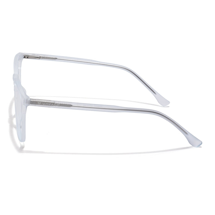 Voyage Thin Light Blue Square Eyeglasses for Men & Women - MG6524-C5