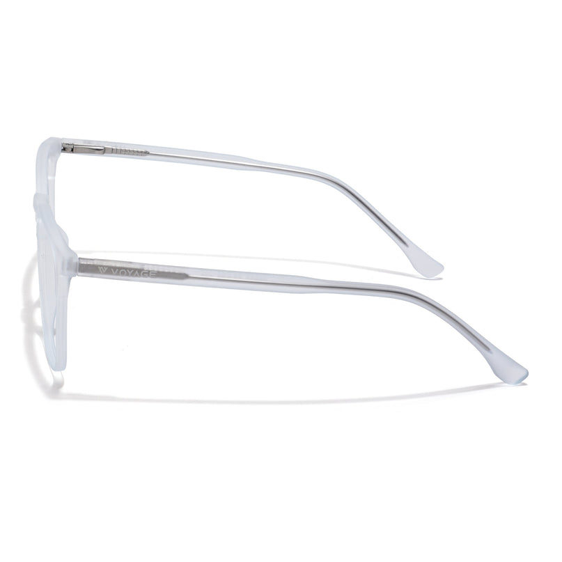 Voyage Thin Light Blue Square Eyeglasses for Men & Women - MG6524-C5